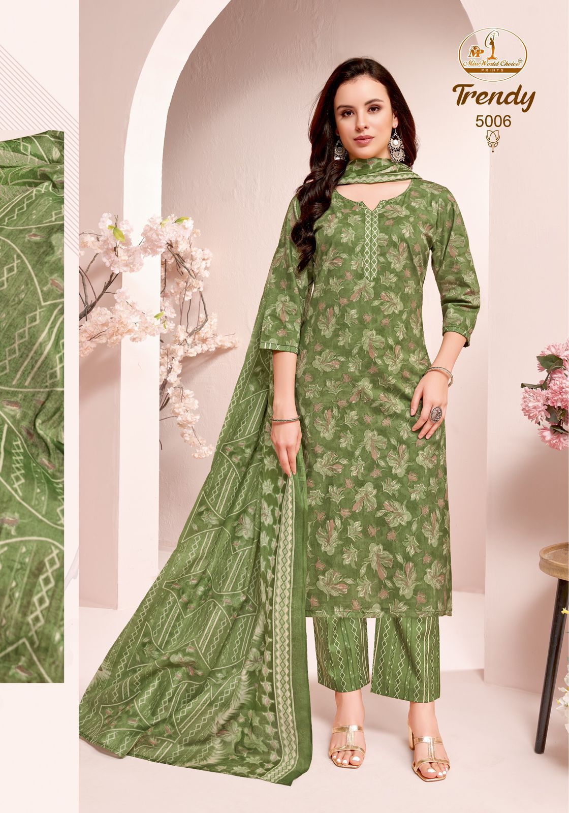 Trendy Vol 5 Miss World Choice Readymade Cotton Pant Suits Wholesaler Gujarat