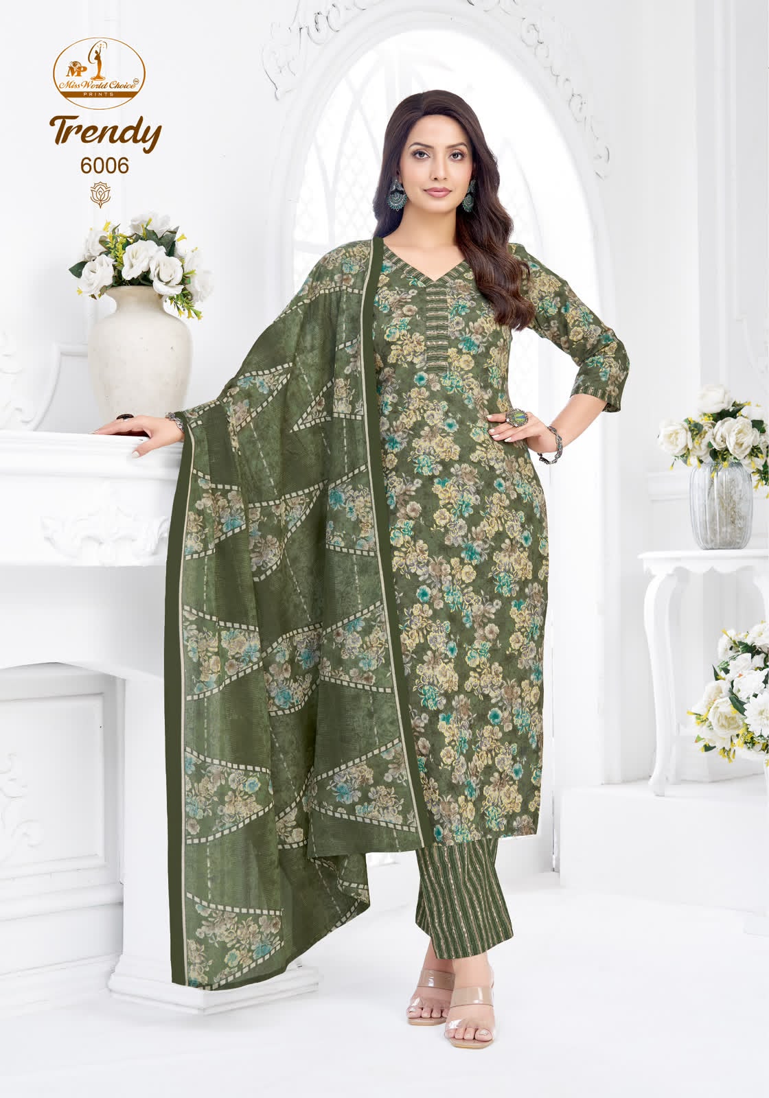 Trendy Vol 6 Miss World Choice Readymade Cotton Pant Suits Manufacturer Gujarat