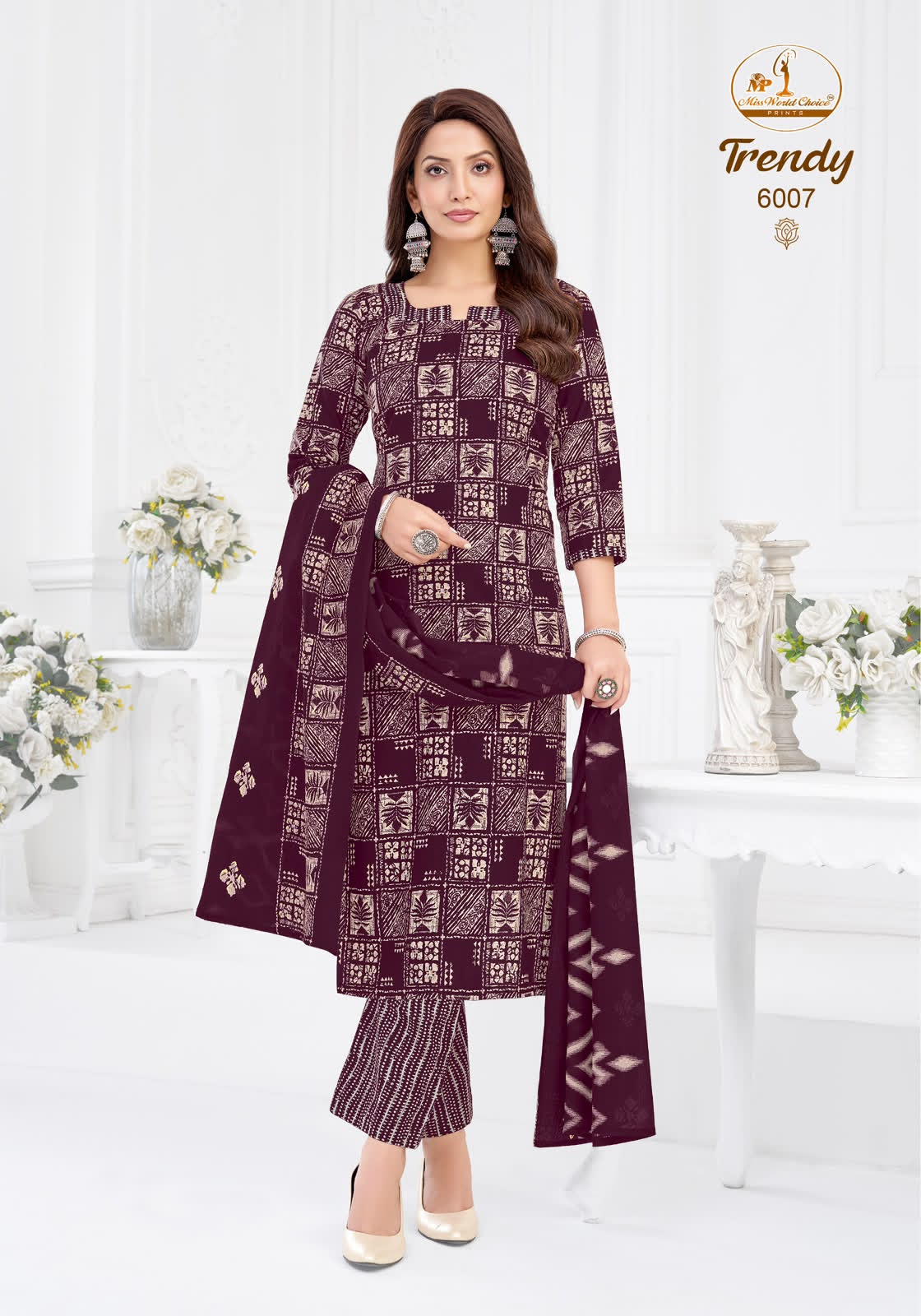 Trendy Vol 6 Miss World Choice Readymade Cotton Pant Suits Manufacturer Gujarat