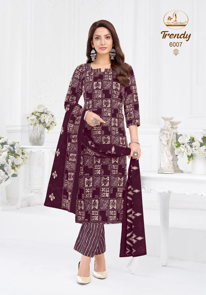 Trendy Vol 6 Miss World Choice Readymade Cotton Pant Suits Manufacturer Gujarat
