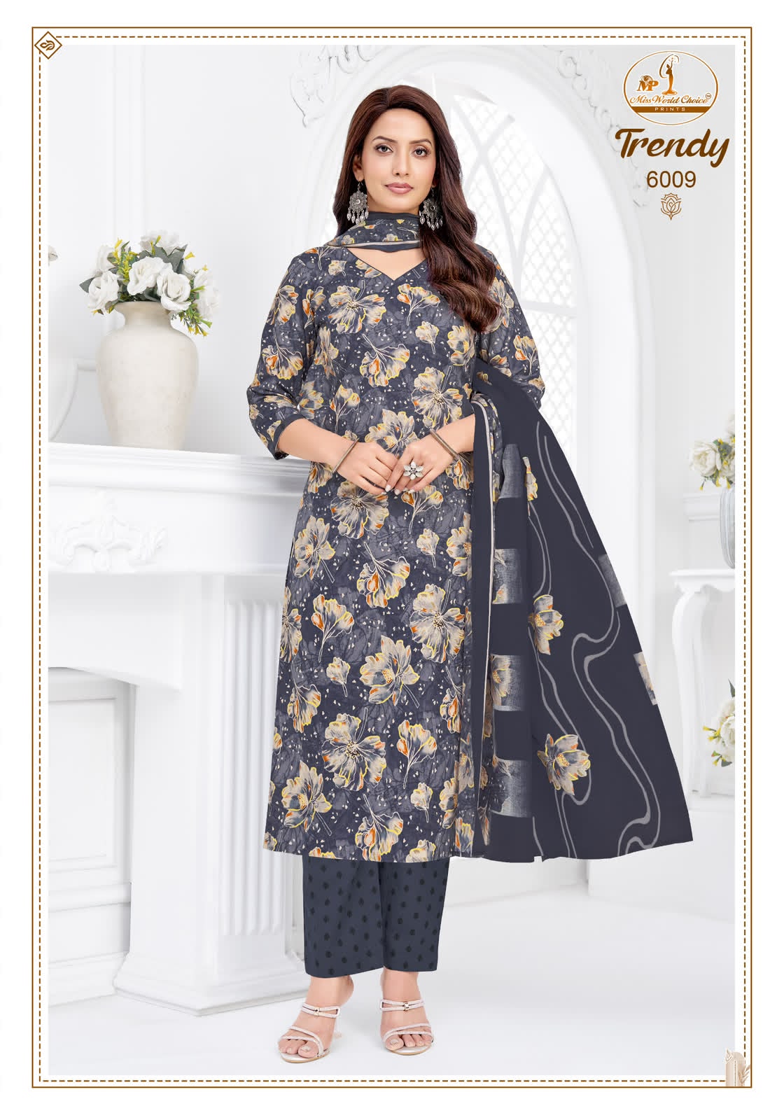 Trendy Vol 6 Miss World Choice Readymade Cotton Pant Suits Manufacturer Gujarat
