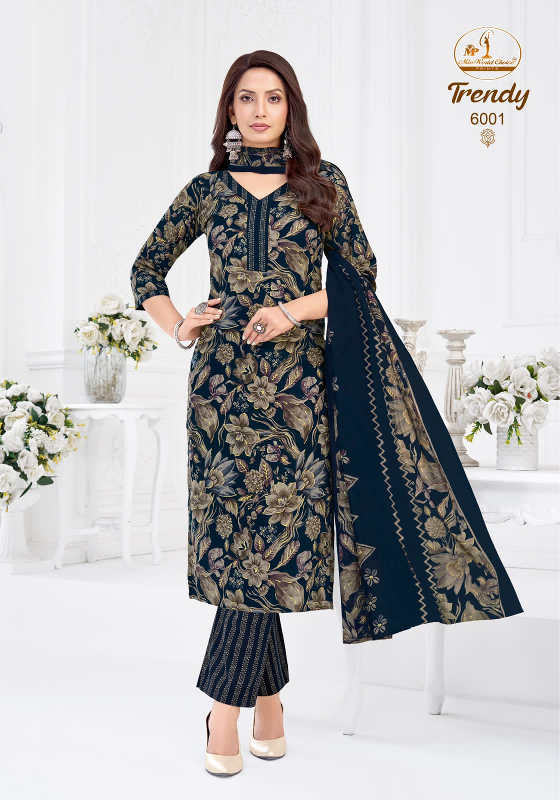 Trendy Vol 6 Miss World Choice Readymade Cotton Pant Suits Manufacturer Gujarat