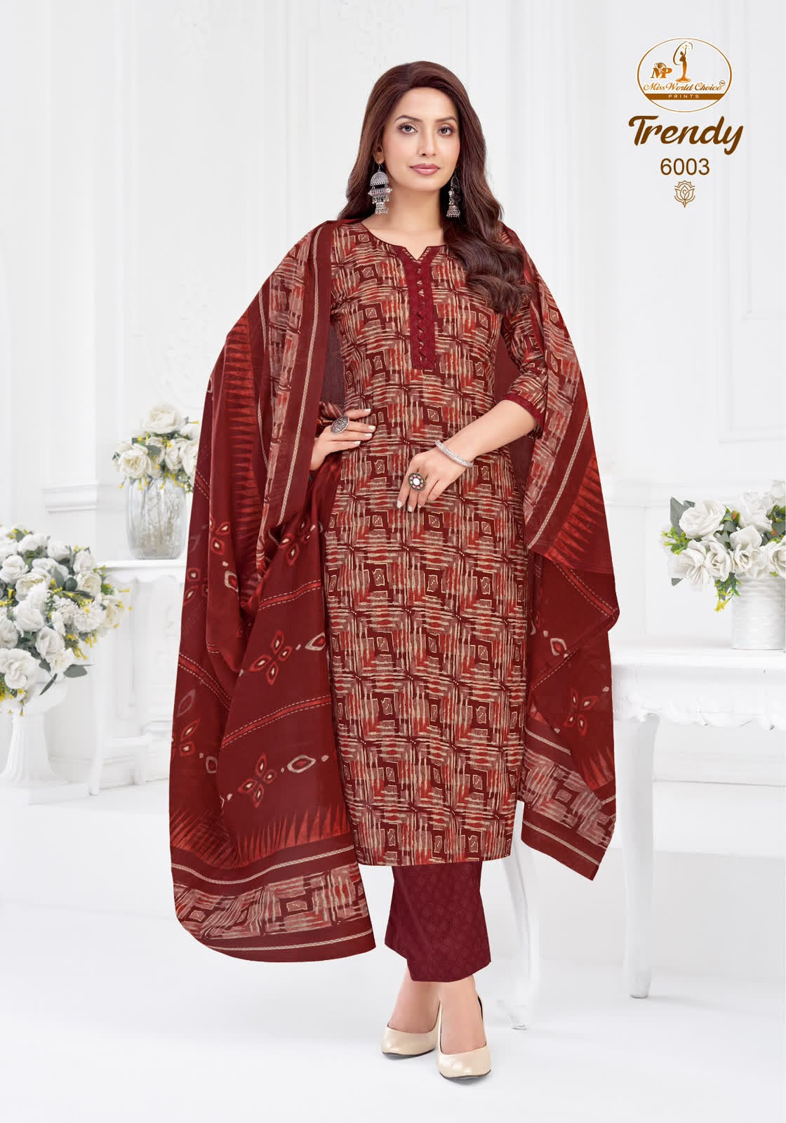 Trendy Vol 6 Miss World Choice Readymade Cotton Pant Suits Manufacturer Gujarat