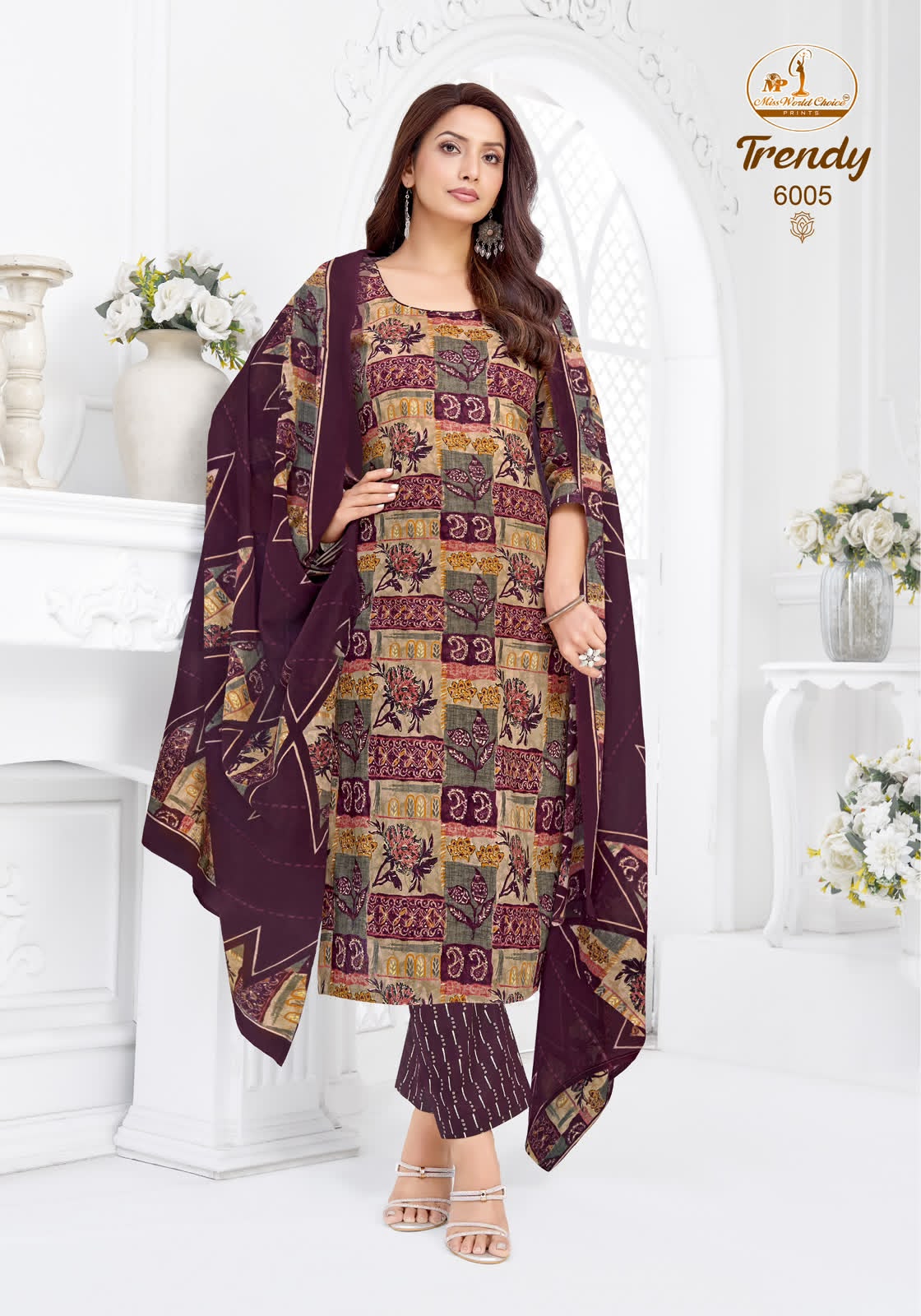 Trendy Vol 6 Miss World Choice Readymade Cotton Pant Suits Manufacturer Gujarat