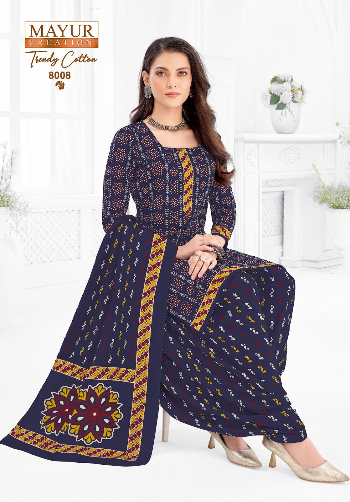 Trendy Vol 8 Mayur Creation Cotton Dress Material Supplier