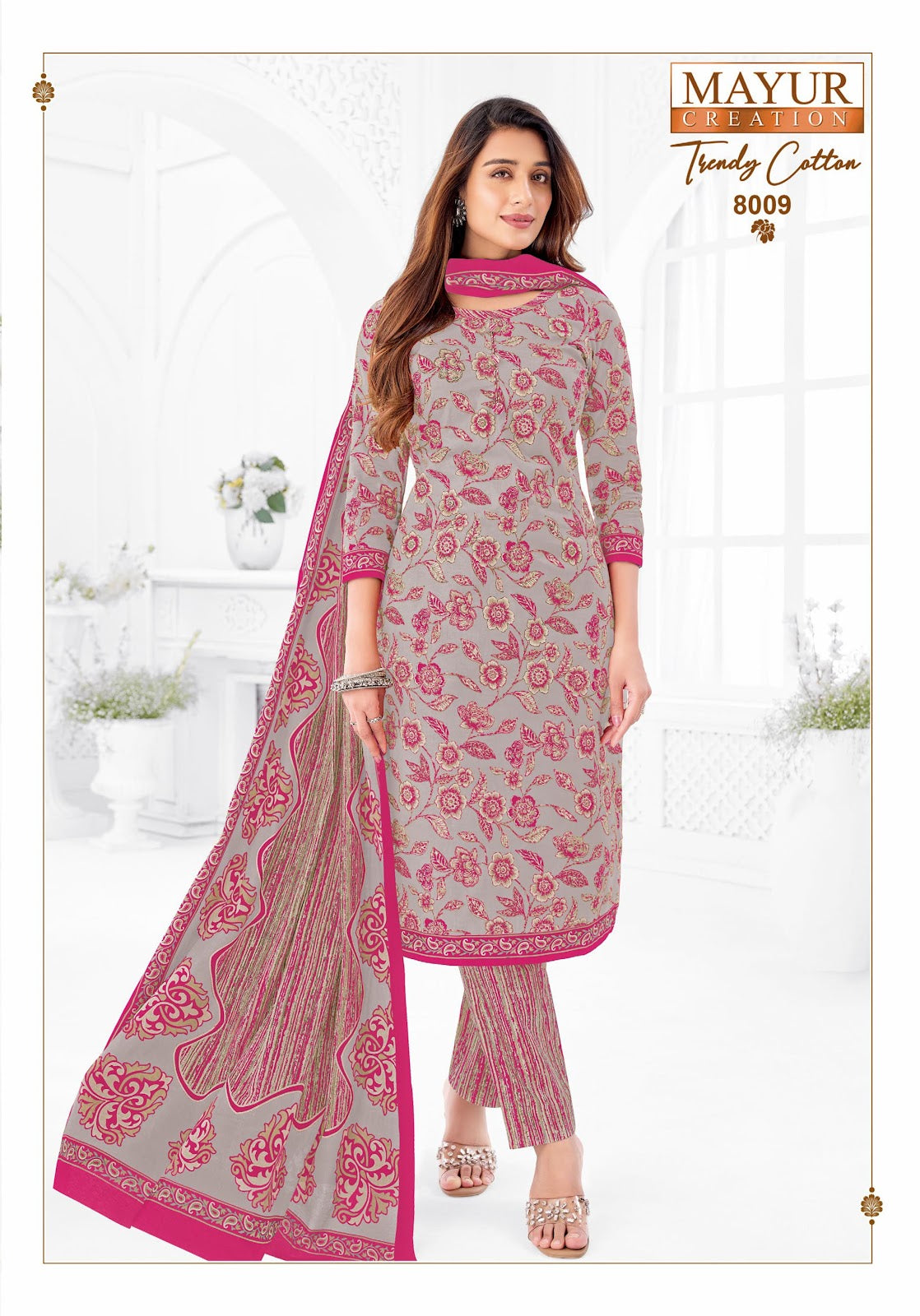 Trendy Vol 8 Mayur Creation Cotton Dress Material Supplier