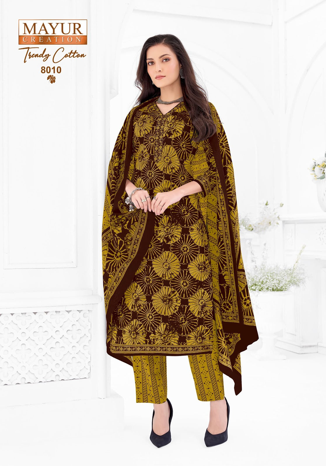 Trendy Vol 8 Mayur Creation Cotton Dress Material Supplier
