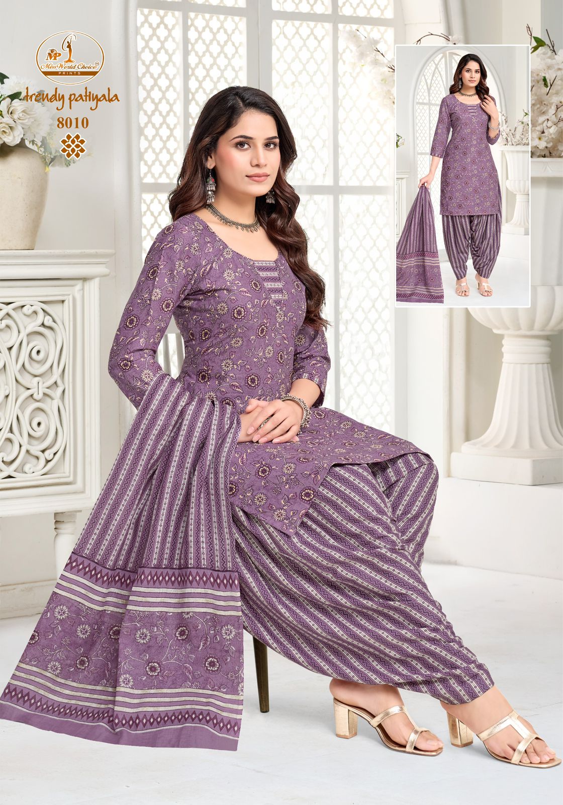 Trendy Vol 8 Miss World Choice Readymade Cotton Patiyala Suits Wholesale Rate