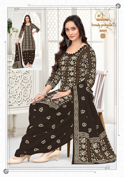 Trendy Vol 8 Miss World Choice Readymade Cotton Patiyala Suits Wholesale Rate
