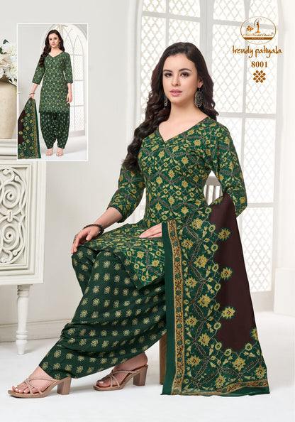 Trendy Vol 8 Miss World Choice Readymade Cotton Patiyala Suits Wholesale Rate