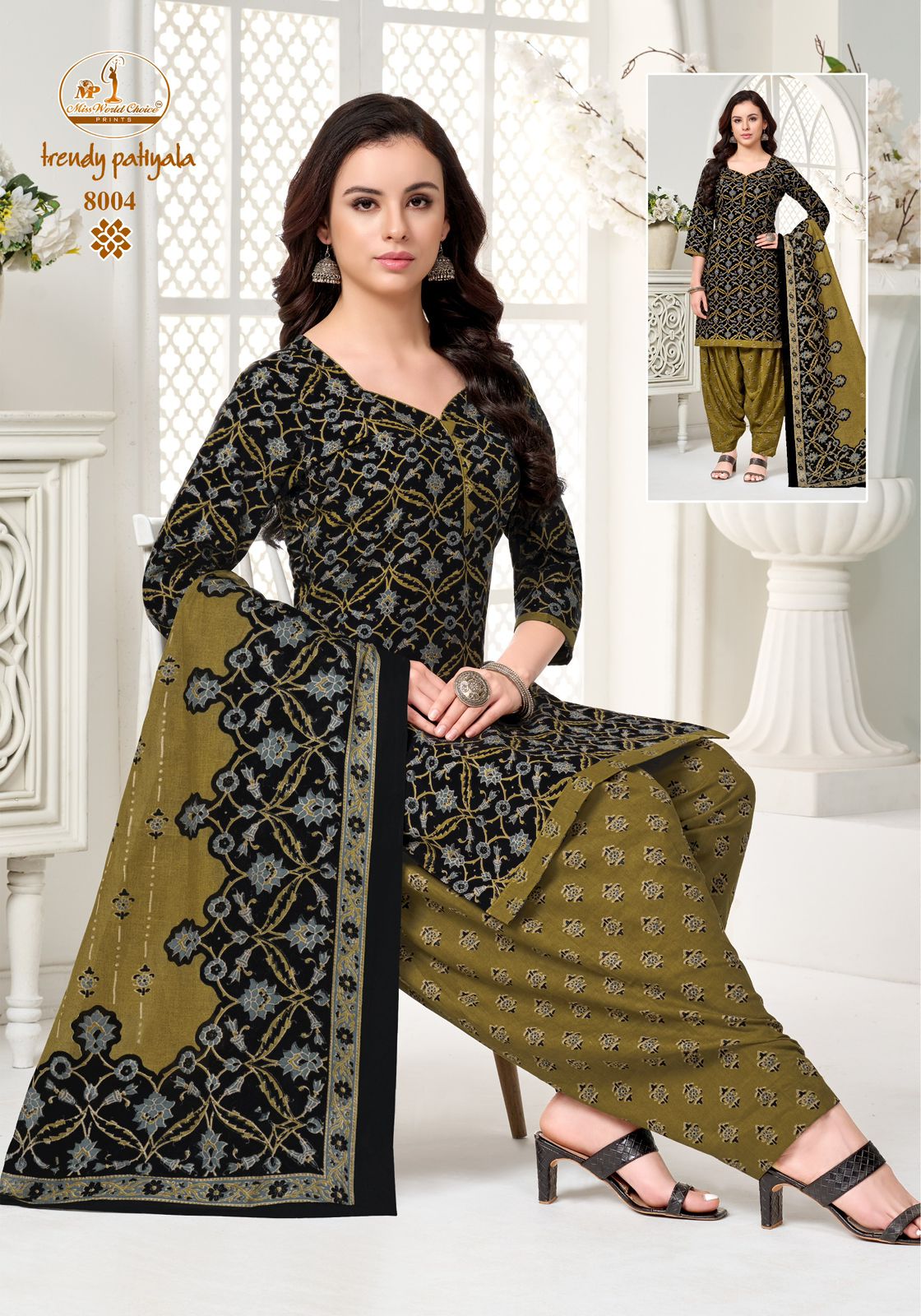 Trendy Vol 8 Miss World Choice Readymade Cotton Patiyala Suits Wholesale Rate