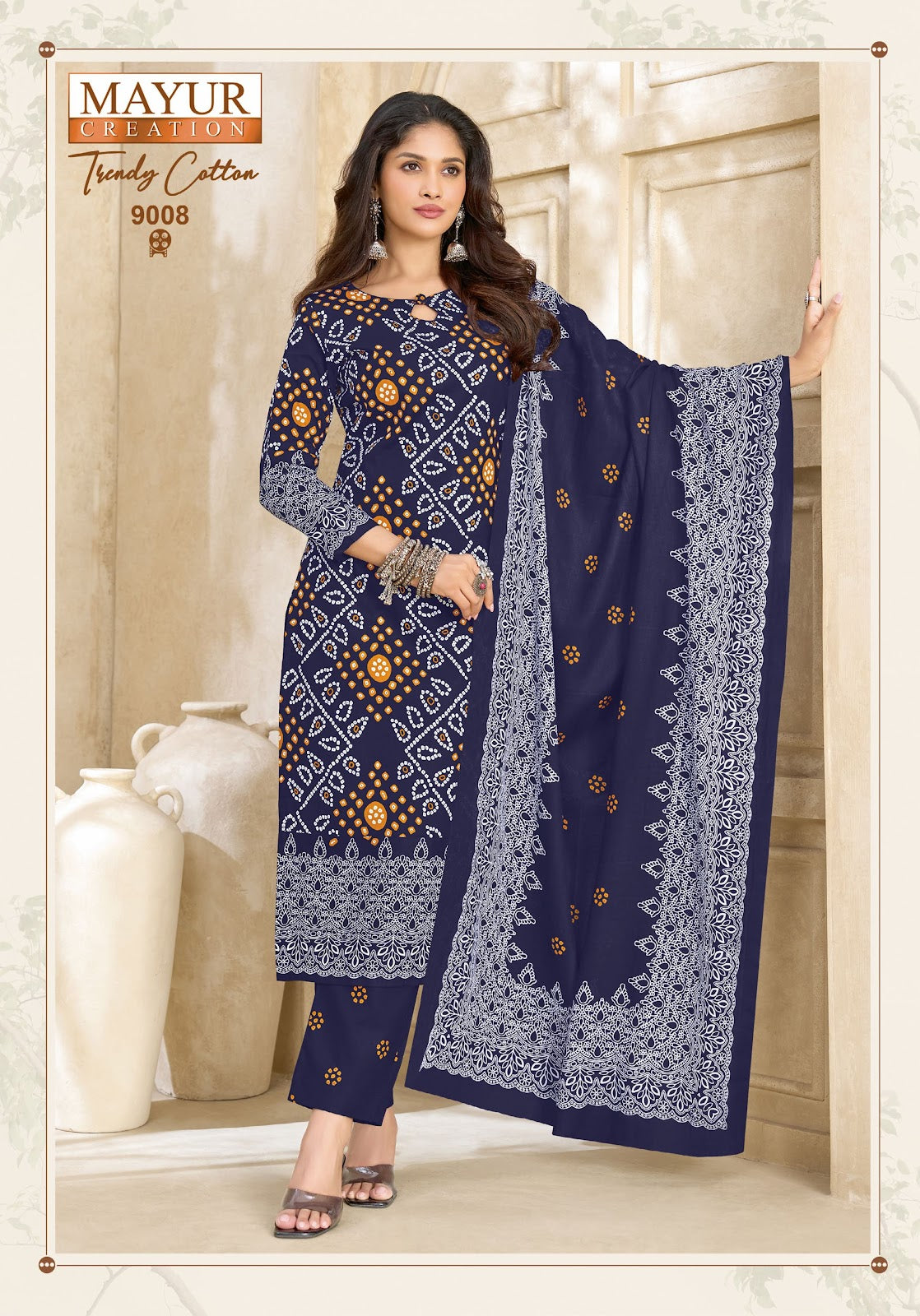 Trendy Vol 9 Mayur Creation Cotton Dress Material Supplier India