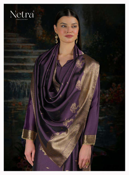 Trinay Netra Viscose Silk Pant Style Suits Wholesale Rate