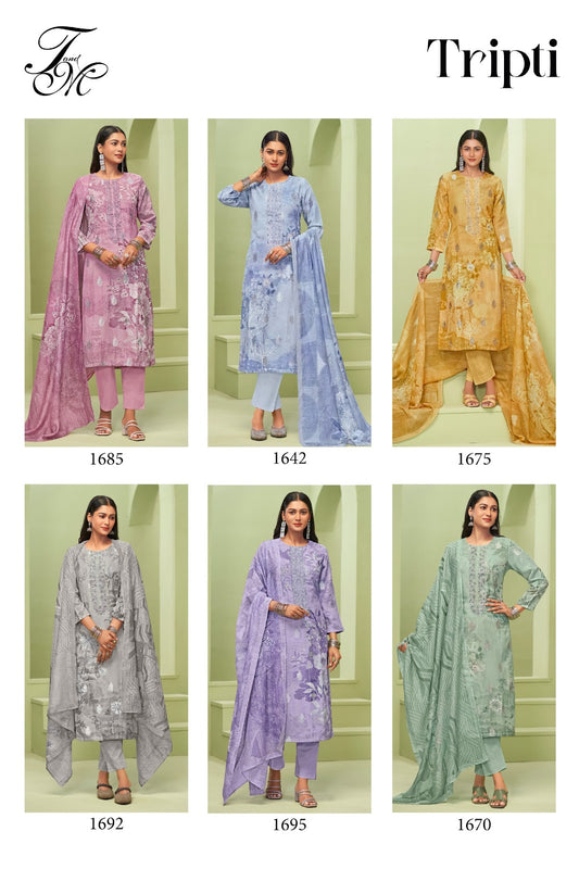 Tripti Tm Pure Linen Pant Style Suits Manufacturer