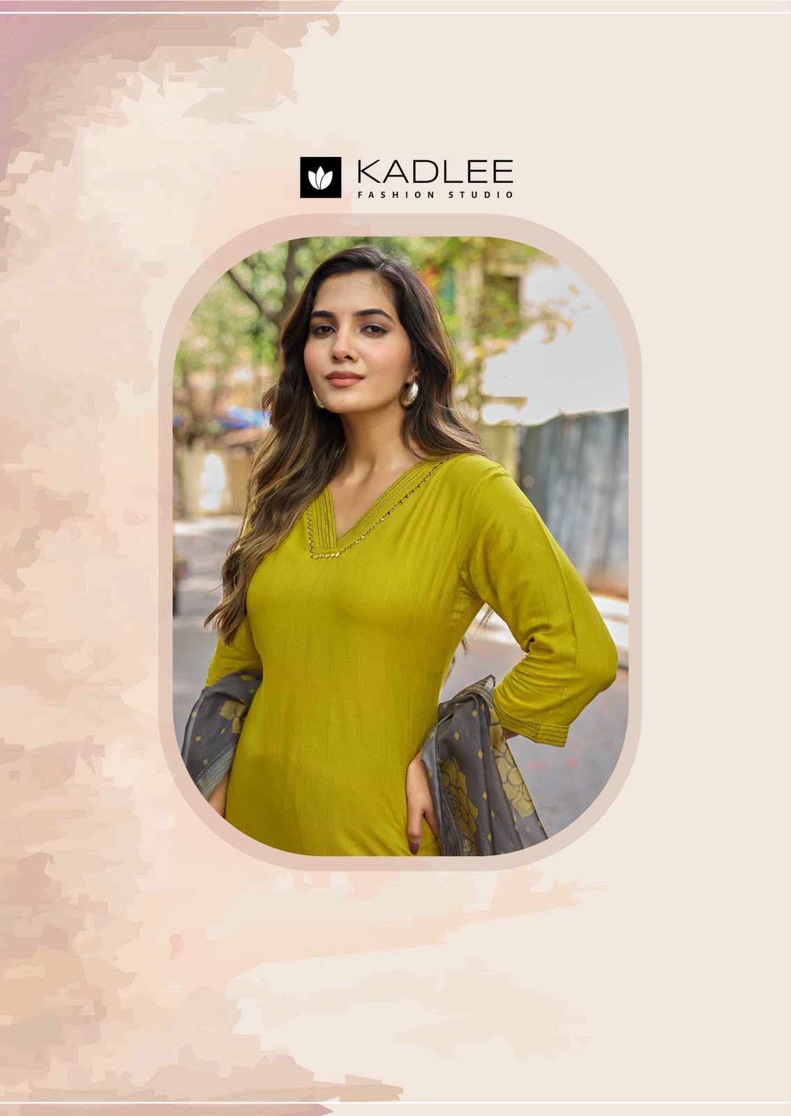 Trisha Kadlee Rayon Readymade Pant Style Suits Supplier India