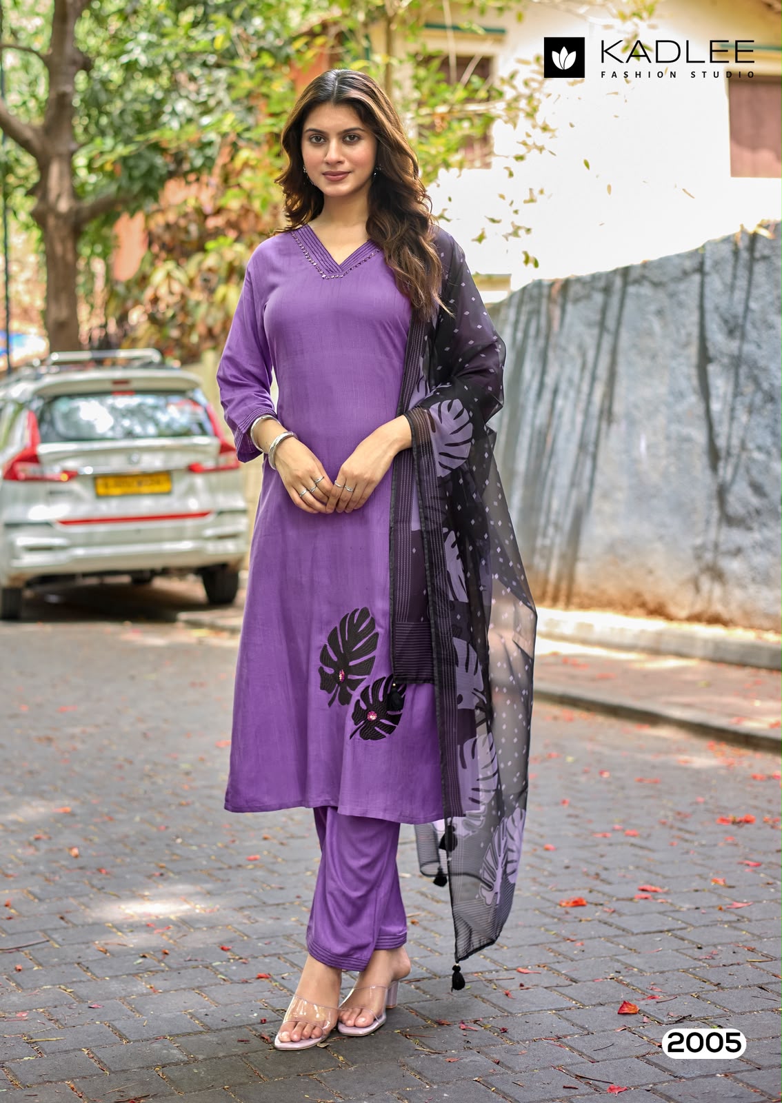 Trisha Kadlee Rayon Readymade Pant Style Suits Supplier India