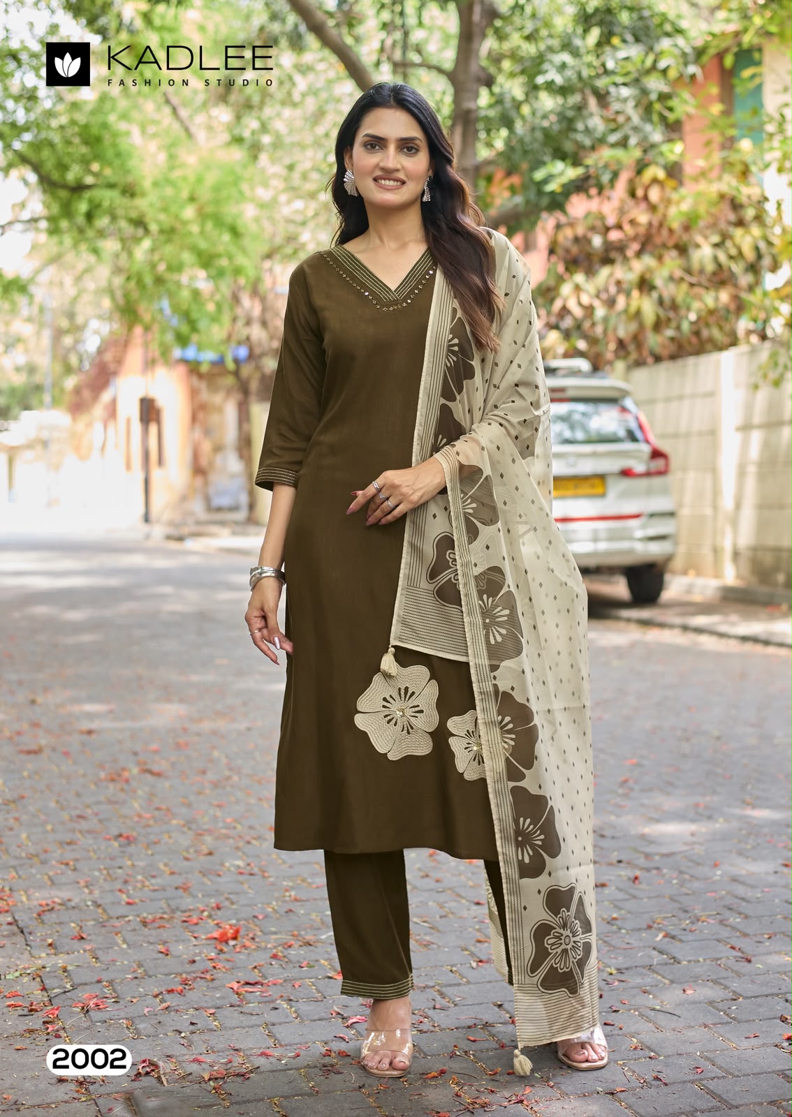 Trisha Kadlee Rayon Readymade Pant Style Suits Supplier India