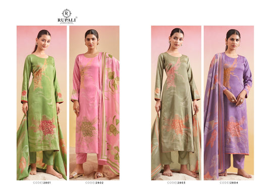 Trisha Rupali Jaam Satin Pant Style Suits Supplier Ahmedabad