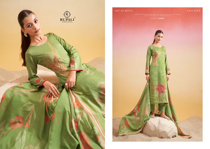 Trisha Rupali Jaam Satin Pant Style Suits Supplier Ahmedabad