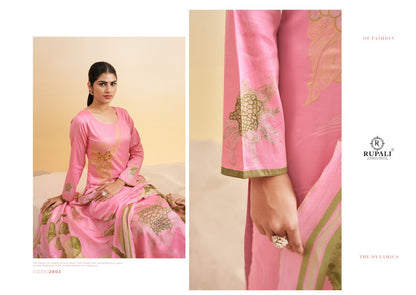 Trisha Rupali Jaam Satin Pant Style Suits Supplier Ahmedabad