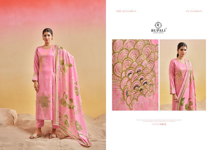 Trisha Rupali Jaam Satin Pant Style Suits Supplier Ahmedabad