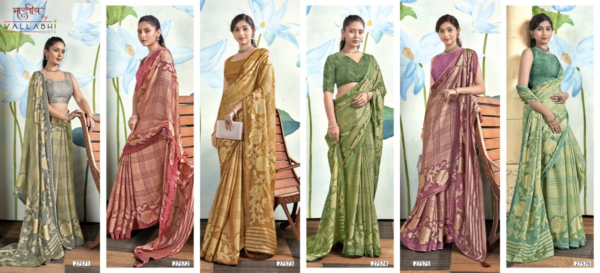Trishala Vallabhi Prints Brasso Sarees Manufacturer India