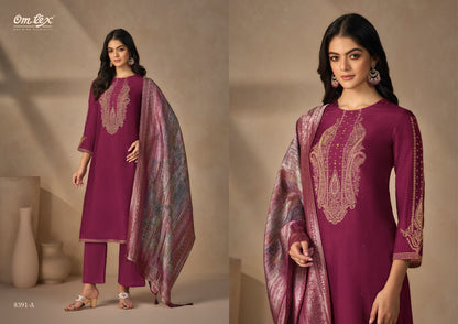 Tritika Omtex Silk Pant Style Suits Manufacturer Ahmedabad