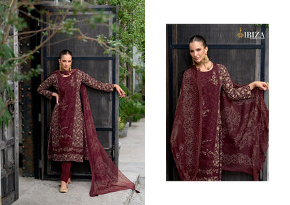Trividha Ibiza Cambric Cotton Pant Style Suits Wholesaler India