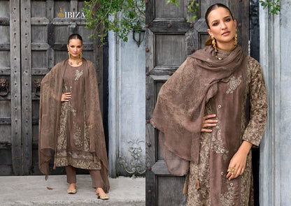 Trividha Ibiza Cambric Cotton Pant Style Suits Wholesaler India