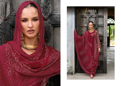 Trividha Ibiza Cambric Cotton Pant Style Suits Wholesaler India