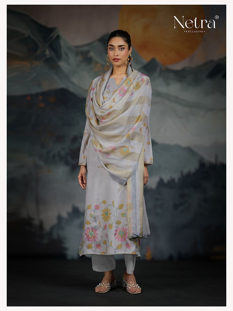 Triya Netra Premium Cotton Pant Style Suits Exporter India