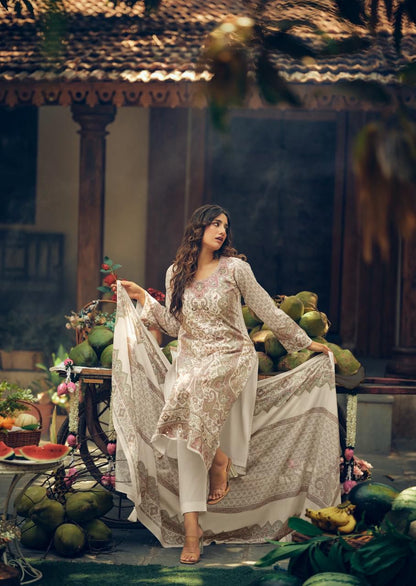 Tropical Stories Sanna Fashion Cotton Pant Style Suits Wholesaler Gujarat
