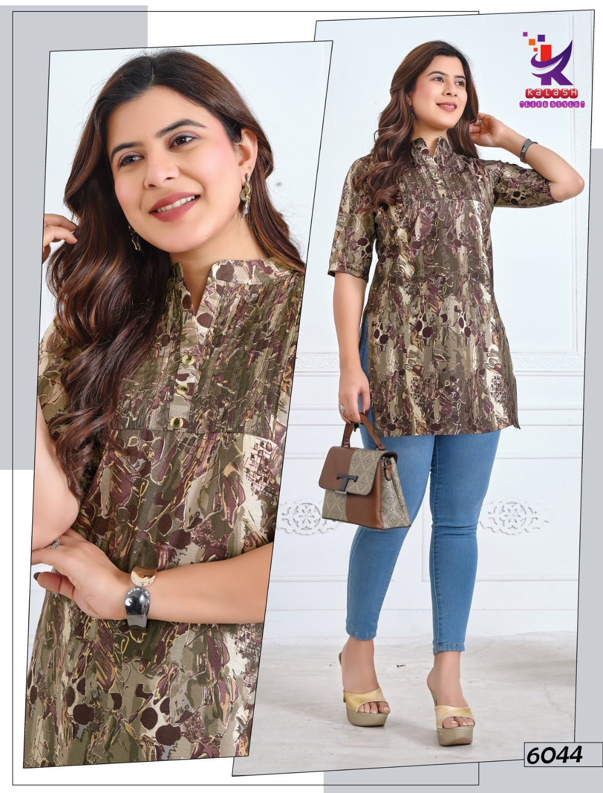 True Heart 7 Mlm Kalash Lifestyle Muslin Short Kurtis Wholesale Rate