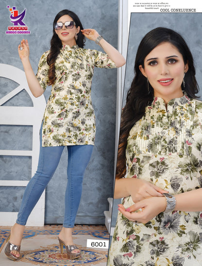 True You 5 Mlm Kalash Lifestyle Rayon 14Kg Short Kurtis Wholesaler India
