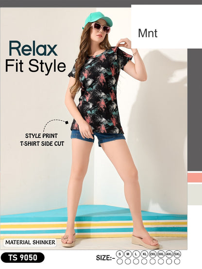 Ts 9050 Mnt Sinker Women Tshirt Exporter