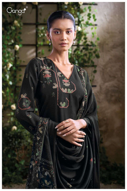 Tsoko 2971 Ganga Premium Bemberg Plazzo Style Suits Manufacturer Ahmedabad