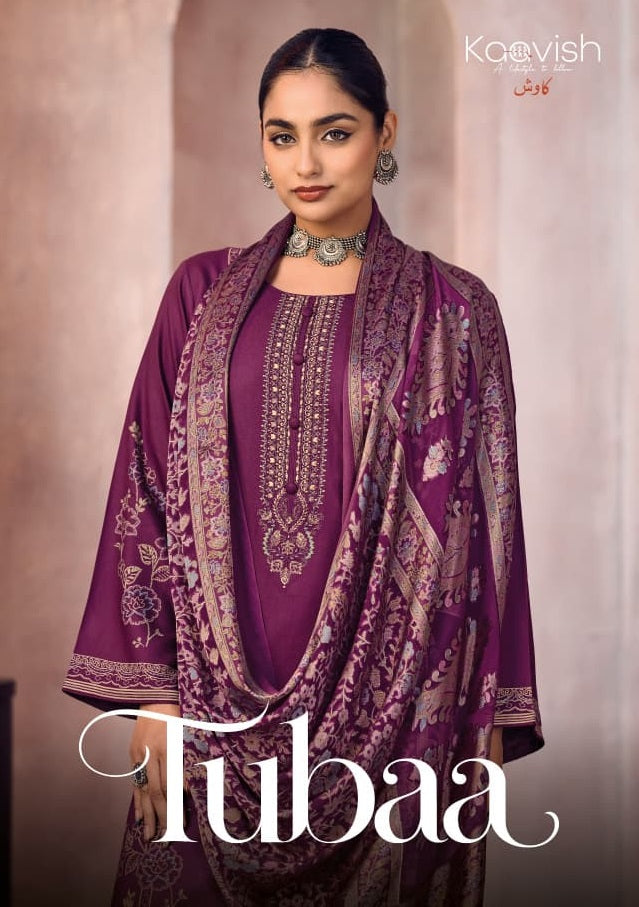 Tubaa Kaavish Viscose Pashmina Suits Manufacturer