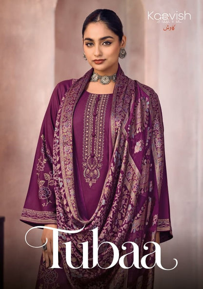 Tubaa Kaavish Viscose Pashmina Suits Manufacturer