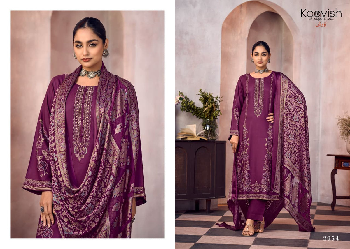 Tubaa Kaavish Viscose Pashmina Suits Manufacturer