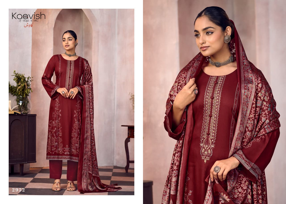 Tubaa Kaavish Viscose Pashmina Suits Manufacturer