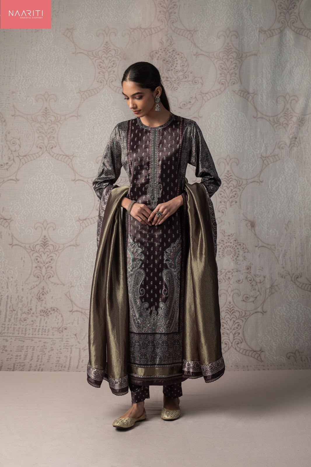 Tuheer Naariti Velvet Suits Wholesale Rate
