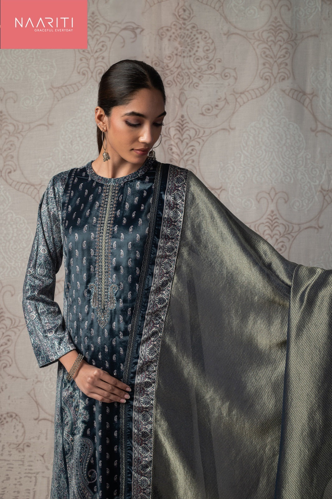 Tuheer Naariti Velvet Suits Wholesale Rate