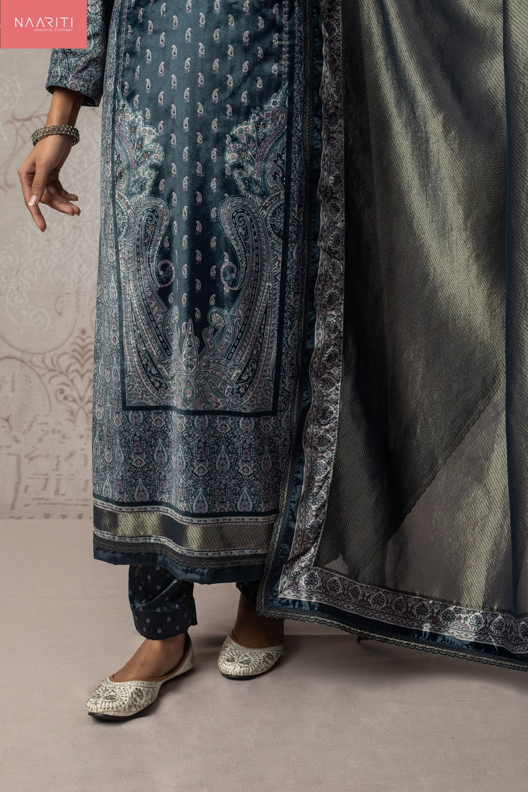 Tuheer Naariti Velvet Suits Wholesale Rate
