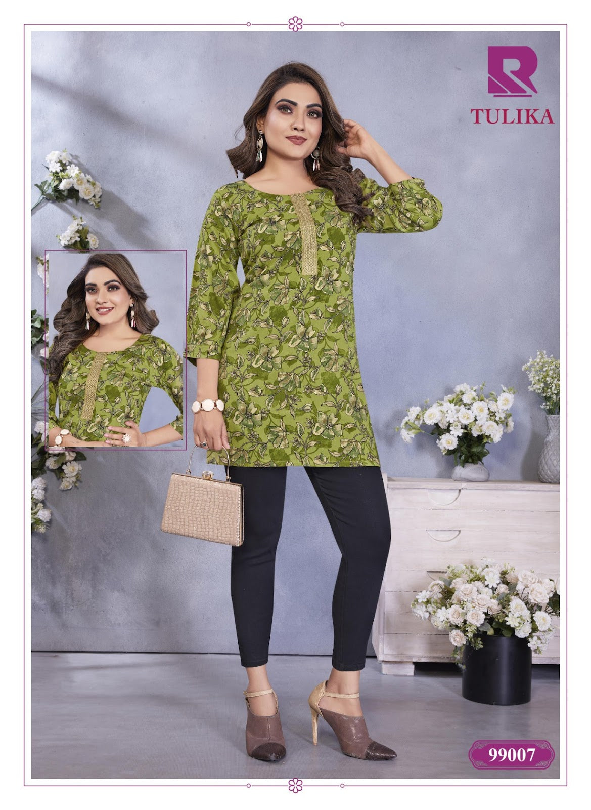 Tulika Raashi Rayon Short Kurtis Wholesale