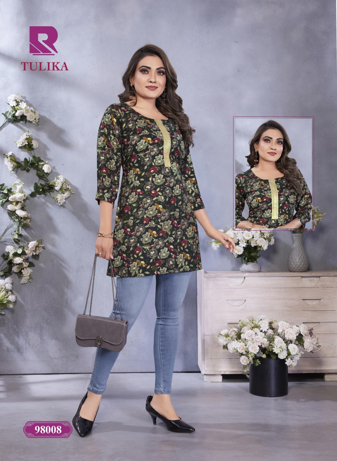 Tulika Raashi Rayon Short Kurtis Wholesale
