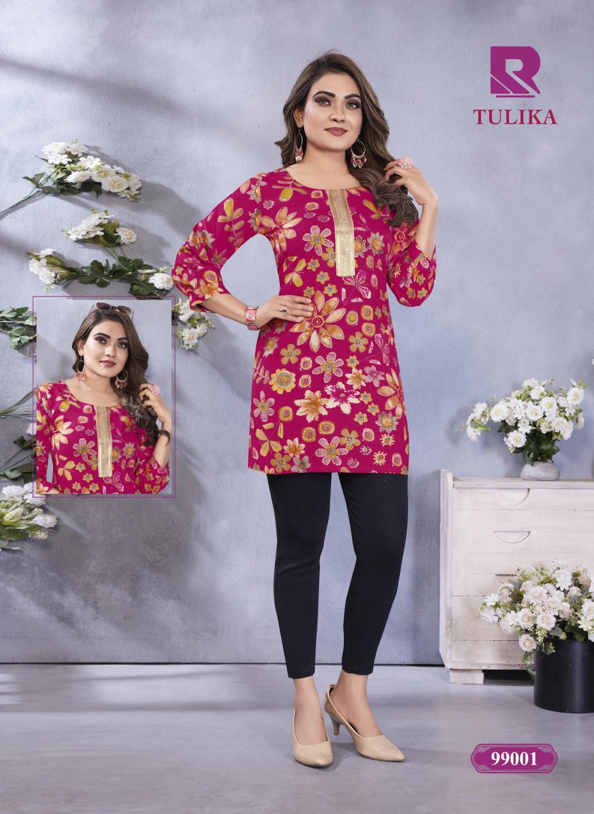 Tulika Raashi Rayon Short Kurtis Wholesale