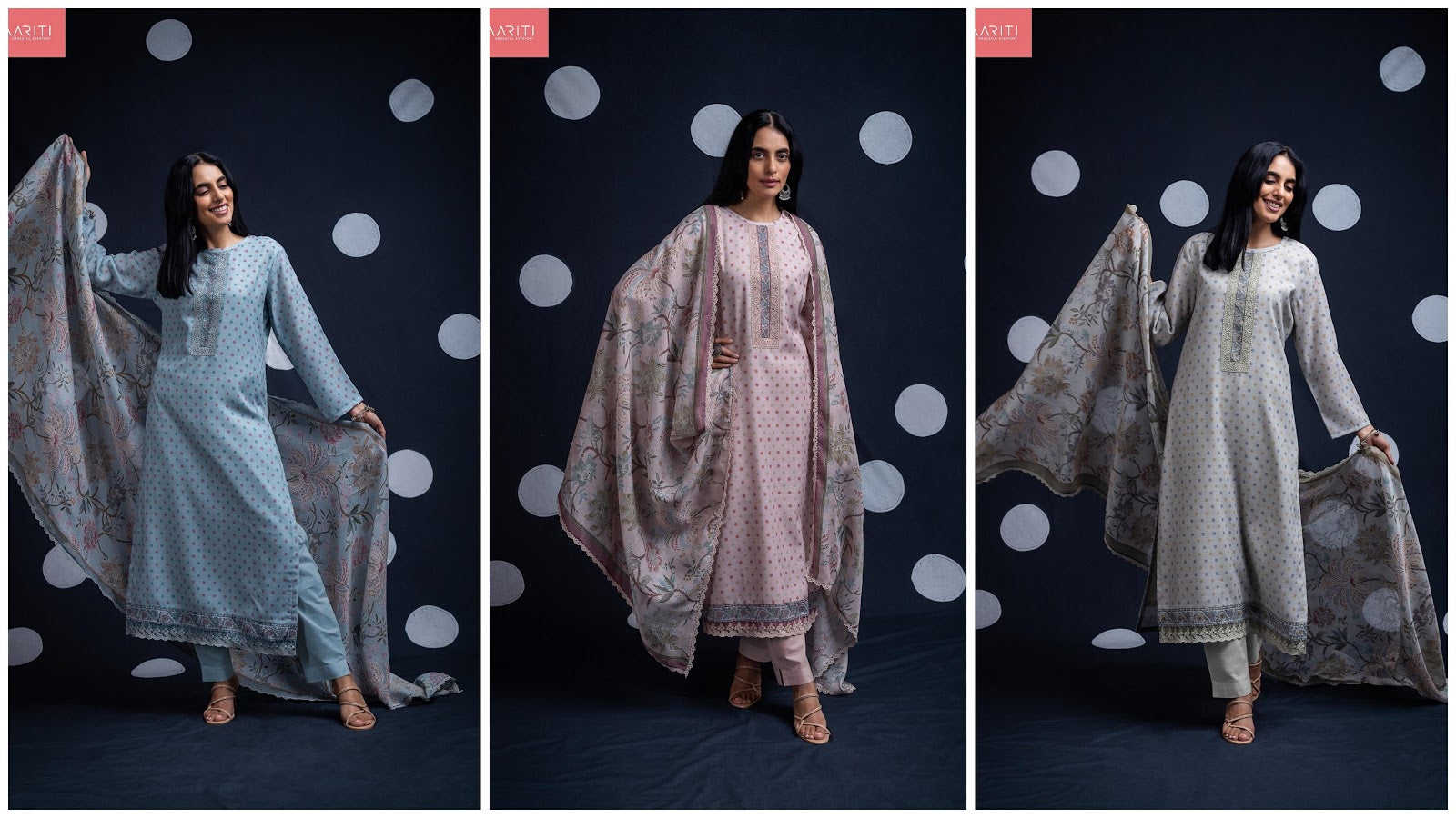 Tulini Naariti Linen Pant Style Suits Supplier India