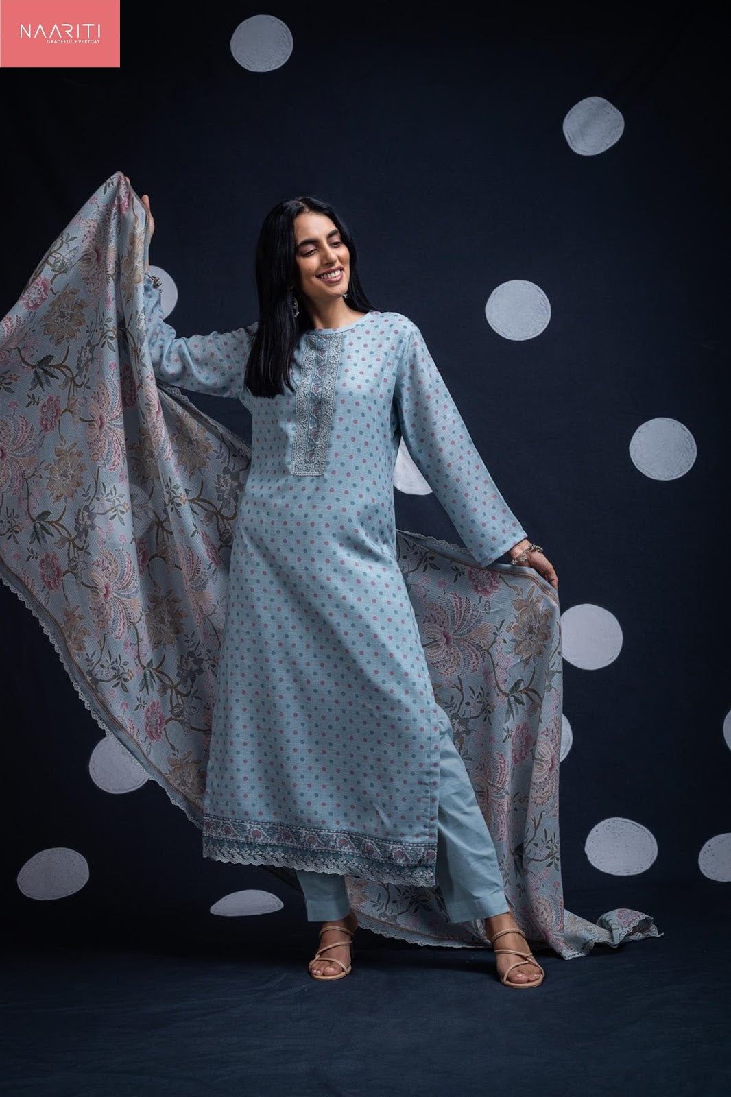 Tulini Naariti Linen Pant Style Suits Supplier India