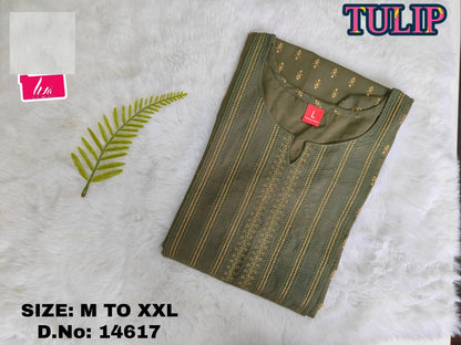 Tulip Jnx Rayon Knee Length Kurtis Wholesale Price