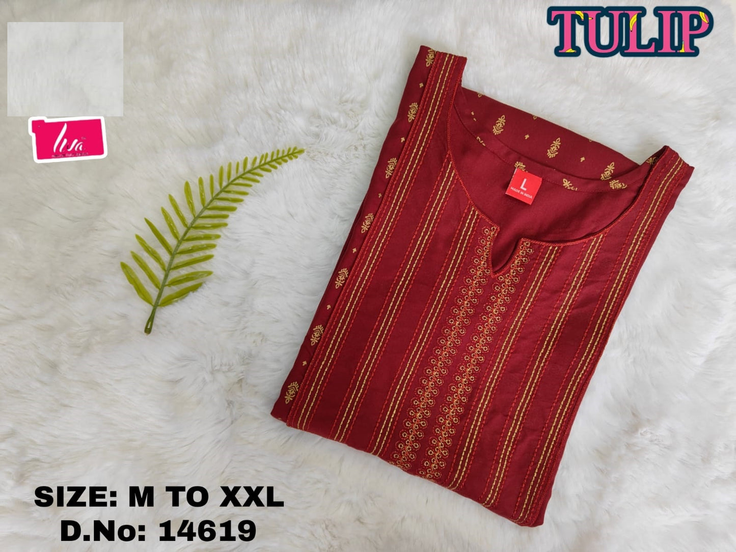 Tulip Jnx Rayon Knee Length Kurtis Wholesale Price